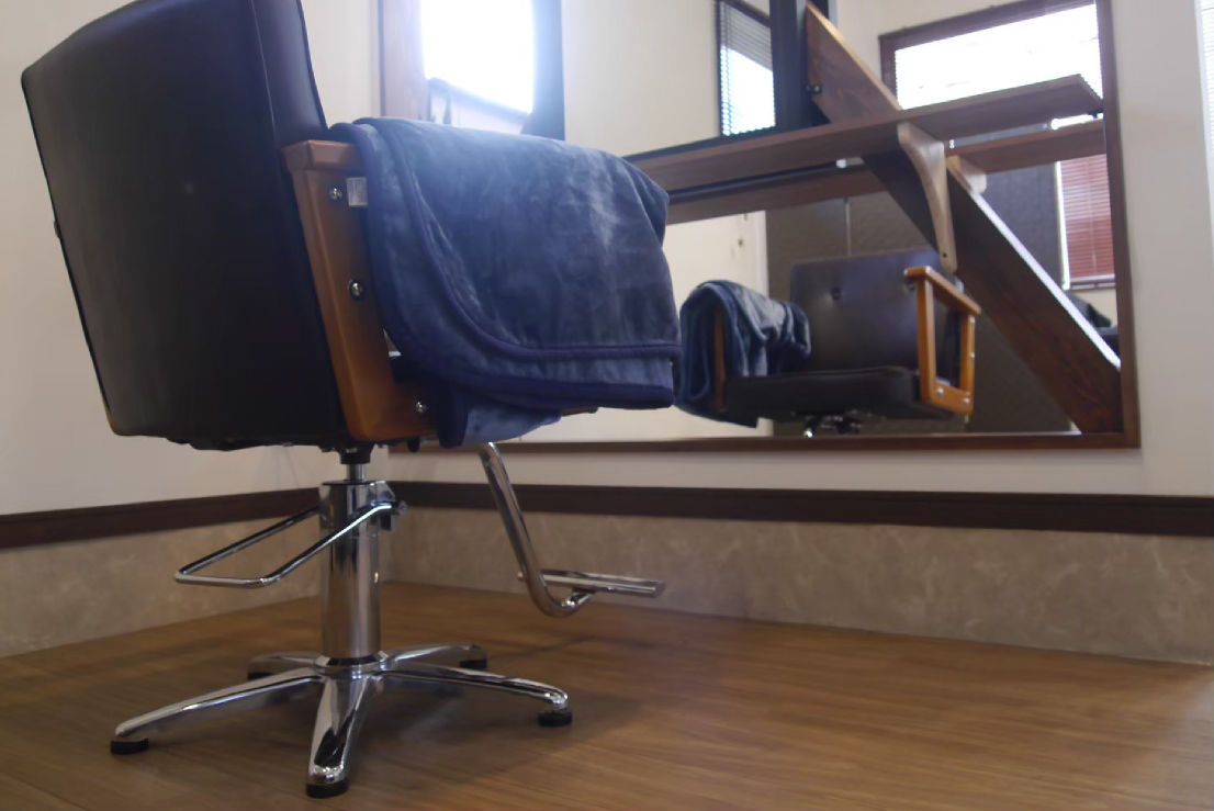 北欧家具で落ち着く内装になっています。